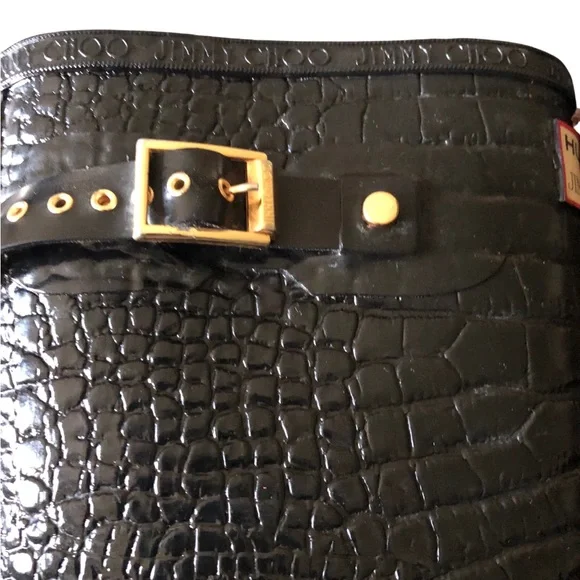 🌺🌺NEW🌺🌺JIMMY CHOO🌺CROC EMBOSSED🌺🌺 - Picture 2 of 15